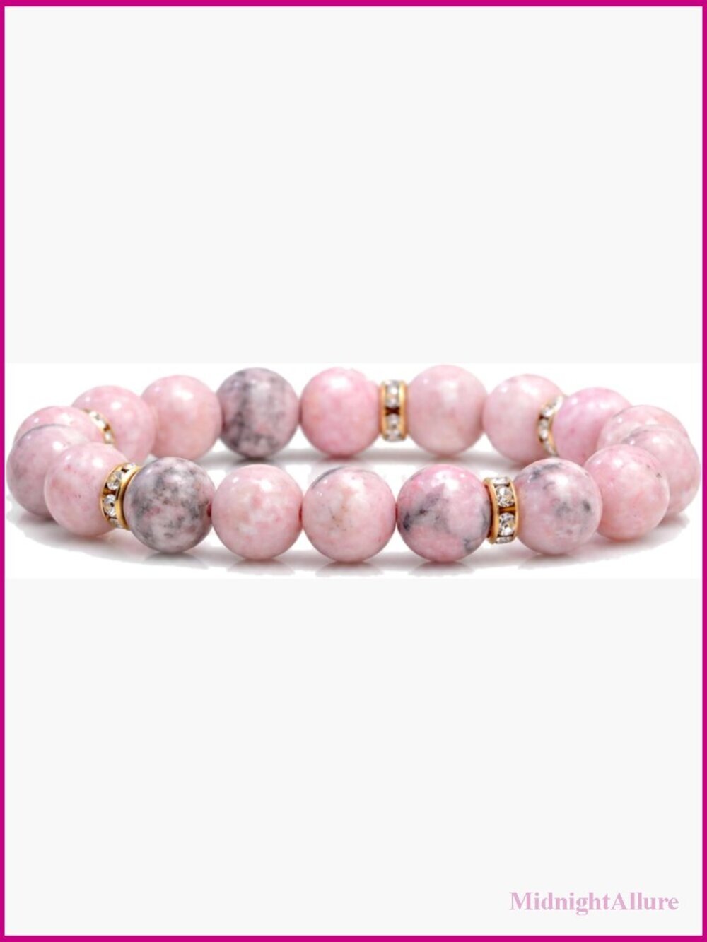 Healing Crystal Bracelet Chakra Beaded Stretch Bracelet Stress Relief Yoga Gift